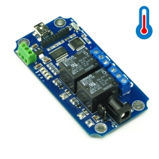 TOSR02-T - 2 Channel USB/Wireless 5V Relay Module (Temperature Sensor Support )